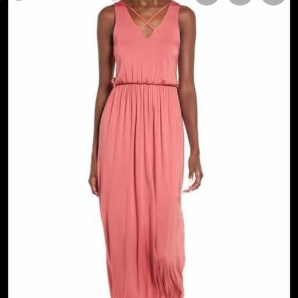 Lush Maxi Dress XS Pink - Picture 3 of 7